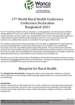 Conference Declaration Bangladesh 2021 - 17th World Rural Health Conference - ACRRM