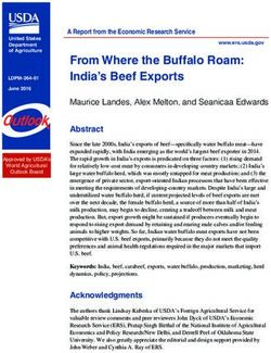 From Where the Buffalo Roam: India's Beef Exports - USDA ERS
