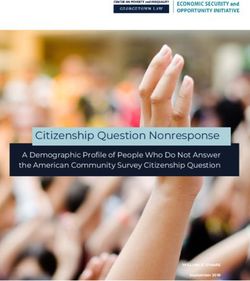 Citizenship Question Nonresponse - A Demographic Profile of People Who Do Not Answer the American Community Survey Citizenship Question ...