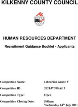 KILKENNY COUNTY COUNCIL - HUMAN RESOURCES DEPARTMENT Recruitment Guidance Booklet - Applicants - Kilkenny County ...