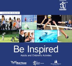 Be Inspired Adults and Children's Activities - Coventry Sports Trust