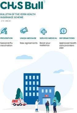 I PREVENTION Seasonal flu vaccination