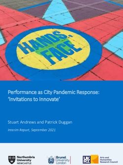 Performance as City Pandemic Response: 'Invitations to Innovate' - Stuart Andrews and Patrick Duggan