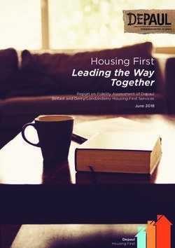 Leading the Way Together - Housing First June 2018 - Depaul Ireland