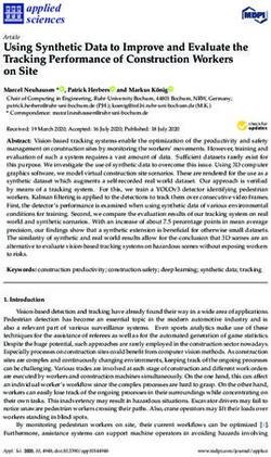 Using Synthetic Data to Improve and Evaluate the Tracking Performance of Construction Workers on Site - MDPI