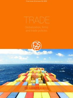 TRADE Globalization, firms and trade policies - PSE SUMMER SCHOOL - Paris School of Economics