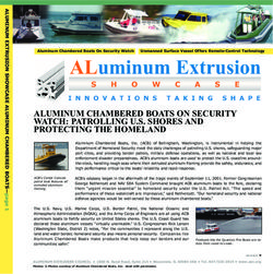 ALUMINUM CHAMBERED BOATS ON SECURITY WATCH: PATROLLING U.S. SHORES AND PROTECTING THE HOMELAND