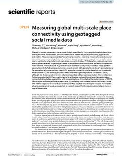 Measuring global multi scale place connectivity using geotagged social media data