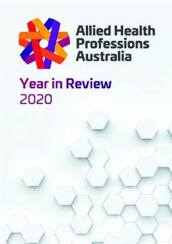 Year in Review 2020 - Allied Health Professions Australia