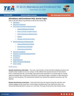 SY 20-21 Attendance and Enrollment FAQ - Texas Education ...