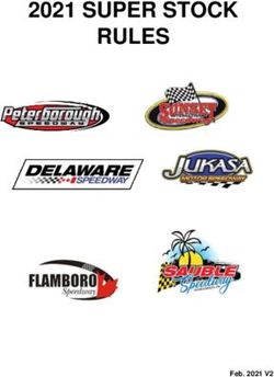 2021 SUPER STOCK RULES - Peterborough Speedway