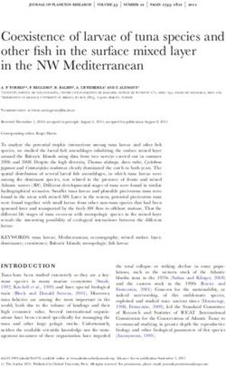 Coexistence of larvae of tuna species and other fish in the surface mixed layer in the NW Mediterranean