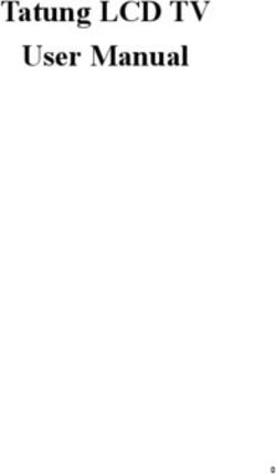 Tatung LCD TV User Manual