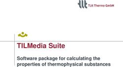 TILMedia Suite Software package for calculating the properties of thermophysical substances - TLK-Thermo