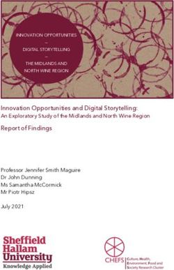 Innovation Opportunities and Digital Storytelling: Findings ...