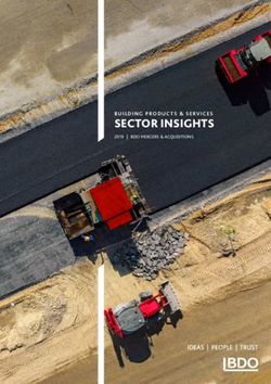 SECTOR INSIGHTS BUILDING PRODUCTS & SERVICES - Zenoot