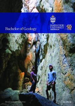 Bachelor of Geology - Ready today for tomorrow jcu.edu.au - James Cook University