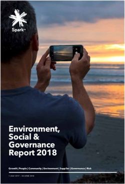 Environment, Social & Governance Report 2018 - Spark NZ