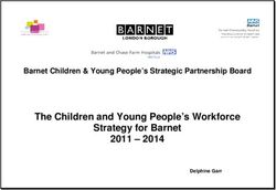 The Children and Young People's Workforce Strategy for Barnet 2011 2014 - Barnet Children & Young People's Strategic Partnership Board