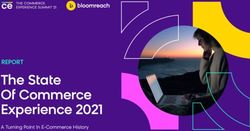 The State Of Commerce Experience 2021 - REPORT - A Turning Point In E-Commerce History