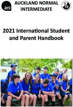 2021 International Student and Parent Handbook - AUCKLAND NORMAL INTERMEDIATE - Auckland ...