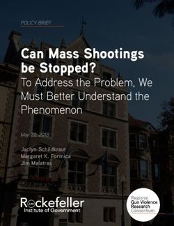 Can Mass Shootings be Stopped? - To Address the Problem, We Must Better Understand the Phenomenon - Rockefeller Institute of Government