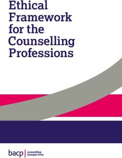 Ethical Framework for the Counselling Professions - British ...