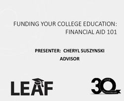 FUNDING YOUR COLLEGE EDUCATION: FINANCIAL AID 101 - PRESENTER: CHERYL SUSZYNSKI ADVISOR