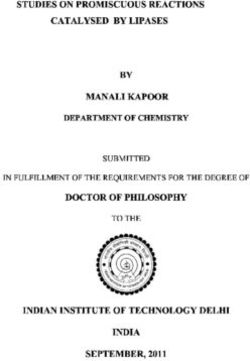 STUDIES ON PROMISCUOUS REACTIONS CATALYSED BY LIPASES MANALI KAPOOR DOCTOR OF PHILOSOPHY INDIAN INSTITUTE OF TECHNOLOGY DELHI INDIA SEPTEMBER ...