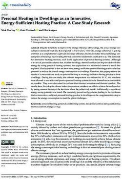 Personal Heating in Dwellings as an Innovative, Energy-Sufficient Heating Practice: A Case Study Research - MDPI