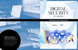 DIGITAL SECURITY PLAYBOOK - Building Trust And Loyalty Online - Sift
