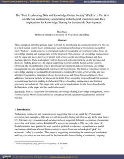 The "Post Accelerating Data and Knowledge Online Society" (Padkos1): The first and the last continuously accelerating technological revolutions ...