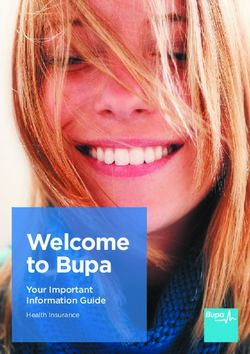 Welcome to Bupa Your Important Information Guide - Health Insurance