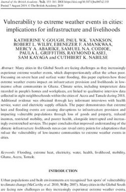 Vulnerability to extreme weather events in cities: implications for infrastructure and livelihoods