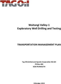 Waitangi Valley 1 Exploratory Well Drilling and Testing - TRANSPORTATION MANAGEMENT PLAN