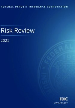 Risk Review 2021 - FEDERAL DEPOSIT INSURANCE CORPORATION - FDIC
