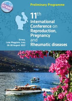 11th International Conference on Reproduction, Pregnancy and Rheumatic diseases - Preliminary Programme