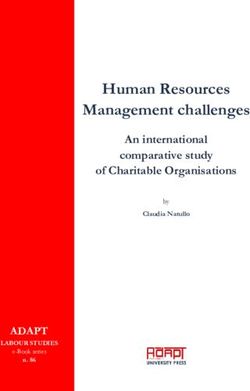 Human Resources Management challenges - An international comparative study of Charitable Organisations - Moodle ...