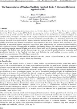 The Representation of Meghan Markle in Facebook Posts: A Discourse Historical Approach (DHA)