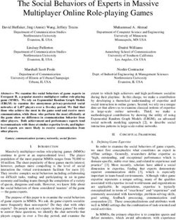 The Social Behaviors of Experts in Massive Multiplayer Online Role-playing Games