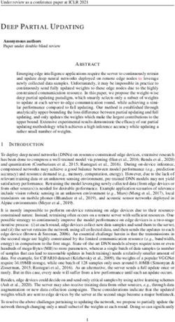 DEEP PARTIAL UPDATING - OpenReview