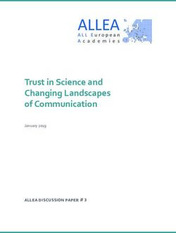 ALLEA Trust in Science and Changing Landscapes of Communication