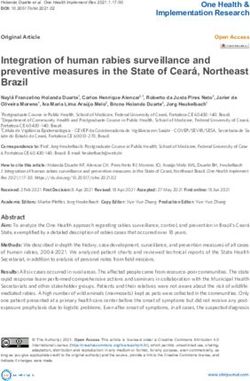 Integration of human rabies surveillance and preventive measures in the State of Ceará, Northeast Brazil
