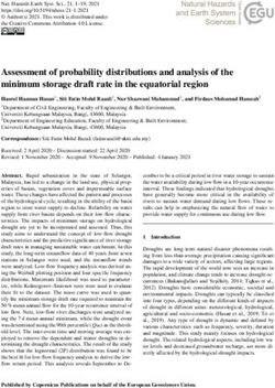 Assessment of probability distributions and analysis of the minimum storage draft rate in the equatorial region - Natural Hazards and Earth System ...