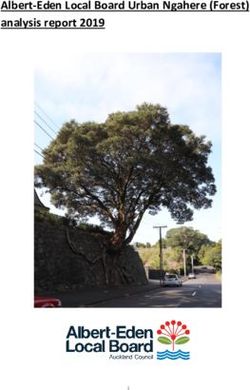 Albert-Eden Local Board Urban Ngahere (Forest) analysis report 2019 - Auckland Council