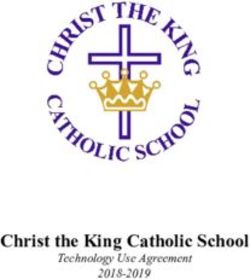Christ the King Catholic School - Technology Use Agreement 2018-2019 - Pre-K Through 8 School in Richland ...