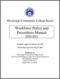 Workforce Policy and Procedures Manual - Mississippi Community College Board - Mississippi ...