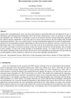 Recommender systems for smart cities - Universidad ...