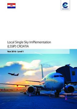 LOCAL SINGLE SKY IMPLEMENTATION - (LSSIP) CROATIA