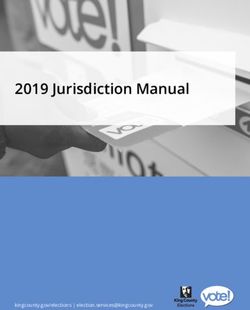 2019 Jurisdiction Manual - kingcounty.gov/elections | - King County